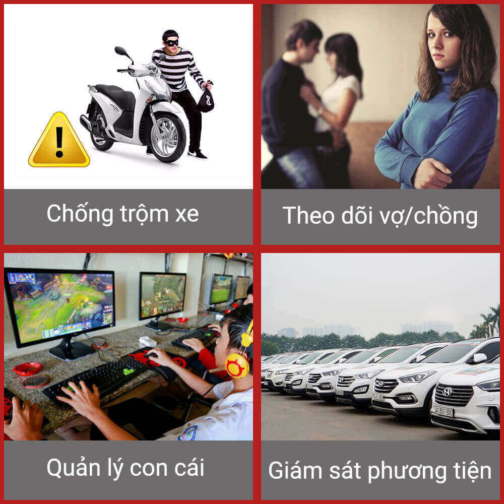 Khóa chống trộm xe máy : Định vị chống trộm 2 Chống trộm và theo dõi xe