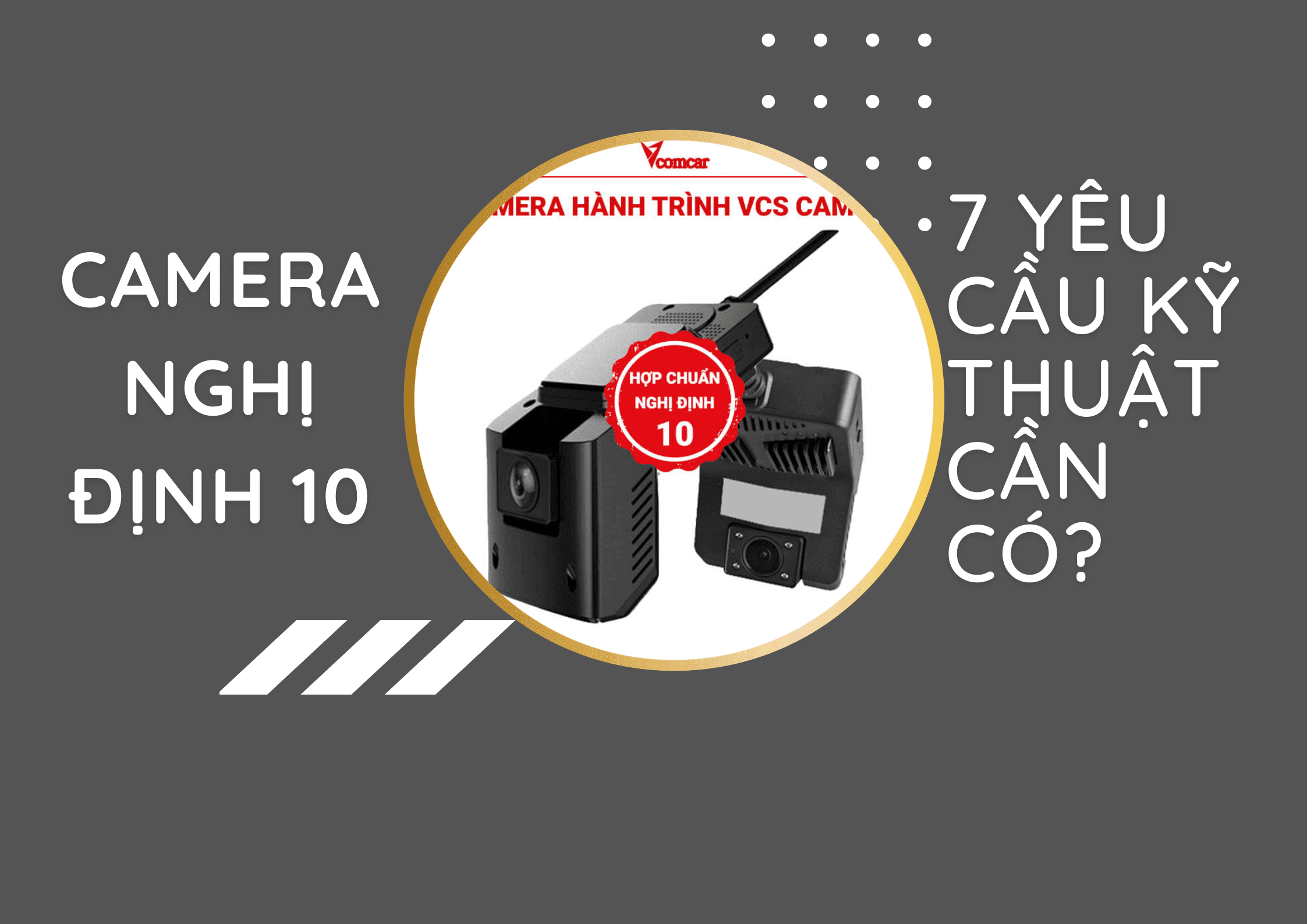 Nghị định 10 lắp camera: 7 yêu cầu kỹ thuật camera hợp chuẩn phải có 1 Camera nghị định 10