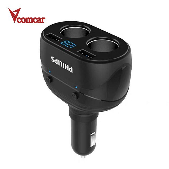 Top 10 tẩu sạc ô tô loại nào tốt, sạc điện thoại an toàn cho xe 13 Tẩu sạc Philips DLP 3521
