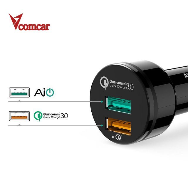 Top 10 tẩu sạc ô tô loại nào tốt, sạc điện thoại an toàn cho xe 12 Tẩu sạc Aukey CC - T7