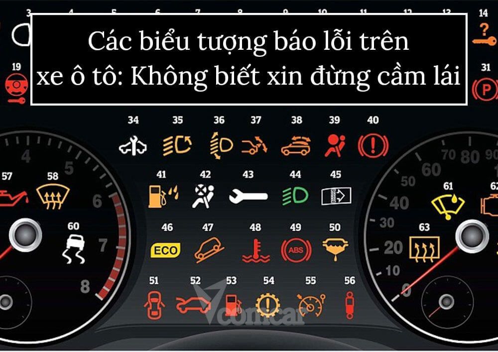 Các biểu tượng báo lỗi trên xe ô tô: Không biết xin đừng cầm lái 1 Các biểu tượng báo lỗi trên xe ô tô: Không biết xin đừng cầm lái