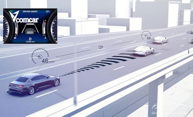 Tổng quan kiến thức về Cruise Control và Adaptive Cruise Control 3 Ảnh 2: Adaptive Cruise Control - duy trì khoảng cách phù hợp với xe đi trước