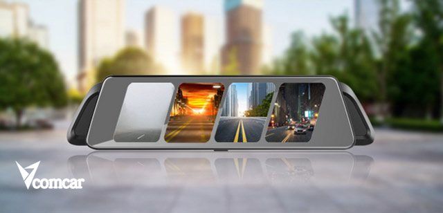 Điểm danh top 6+ camera hành trình gương 6 Ảnh 5: Vietmap IDVR P2 sở hữu thiết kế tràn viền, tối ưu hóa màn hình theo dõi