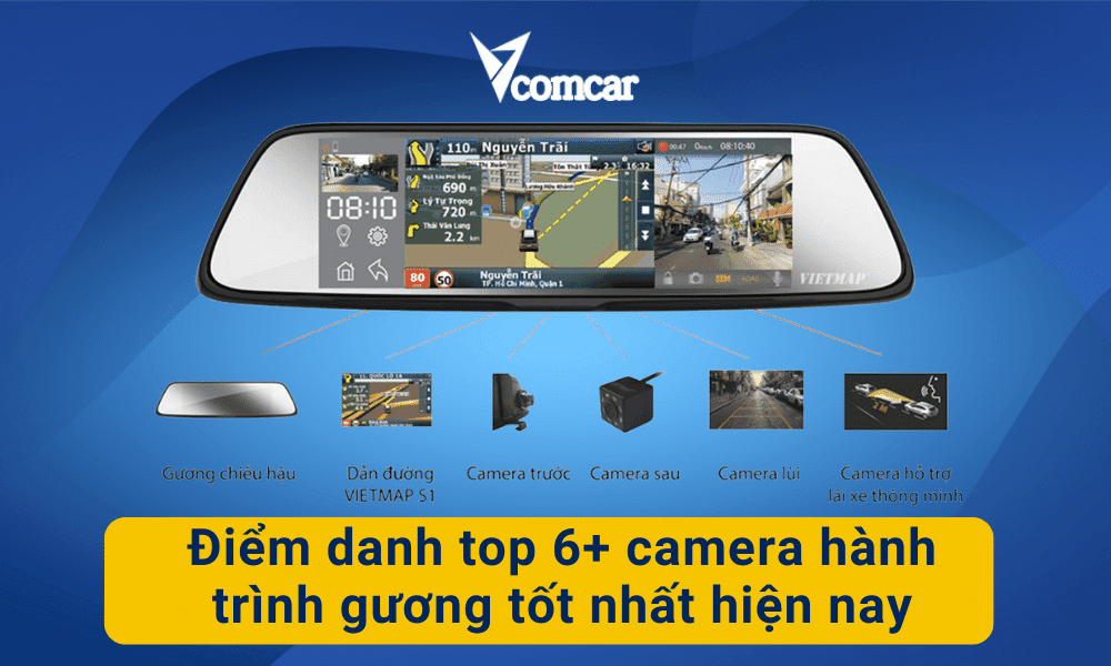 Điểm danh top 6+ camera hành trình gương 1 Camera hành trình gương