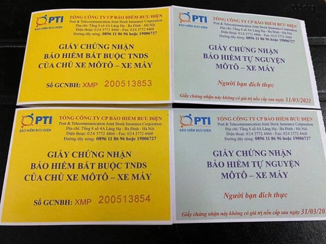 Các cách mua bảo hiểm xe máy online đơn giản, an toàn 2 Bảo hiểm xe máy hiện nay được chia thành 2 loại