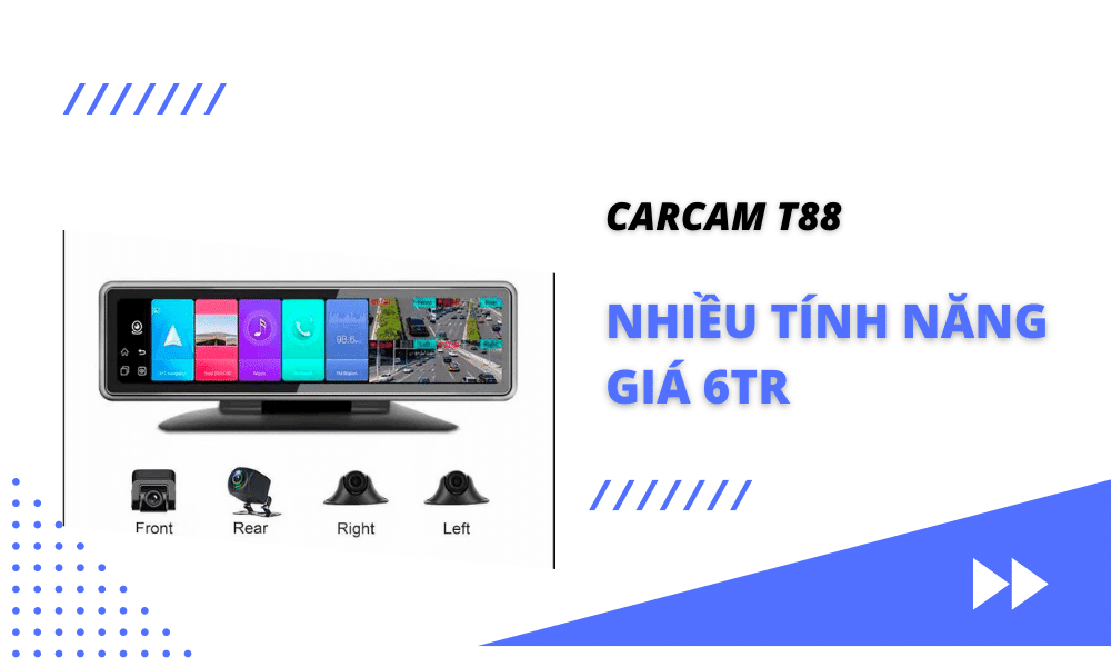 Top 8+ camera hành trình taplo Tốt : Kinh nghiệm chọn mua 10 CARCAM T88